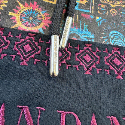 SUDADERA CON CAPUCHA ARTE AZTECA