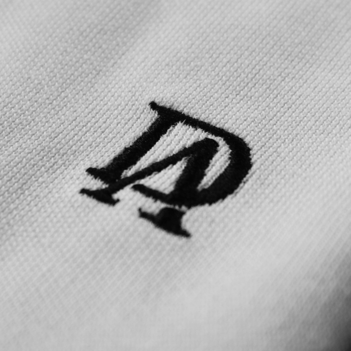 Alan Daniel Logo Close up on Meso polo 